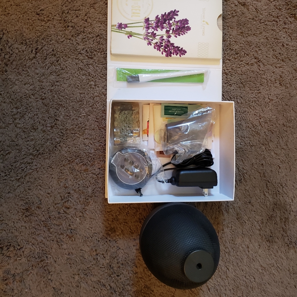 Young Living Rainstone Diffuser new WO box